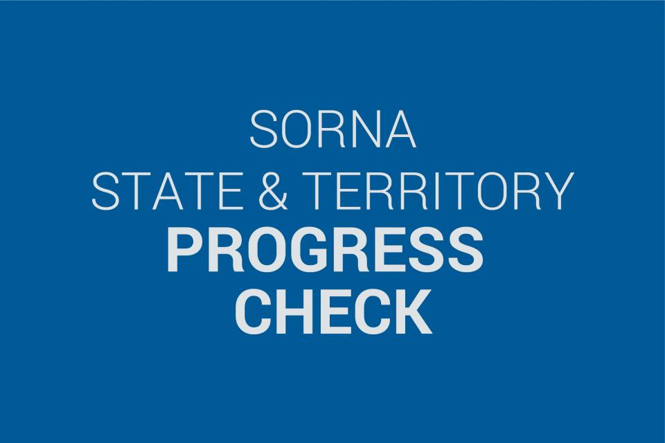 SORNA State & Territory Progress Check SORNA State & Territory Progress Check