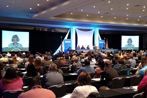 AAG Karol Mason addressing the 2016 National Symposium attendees